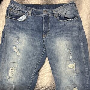 Arizona Jean Company Men's Straight Jeans - Light Blue